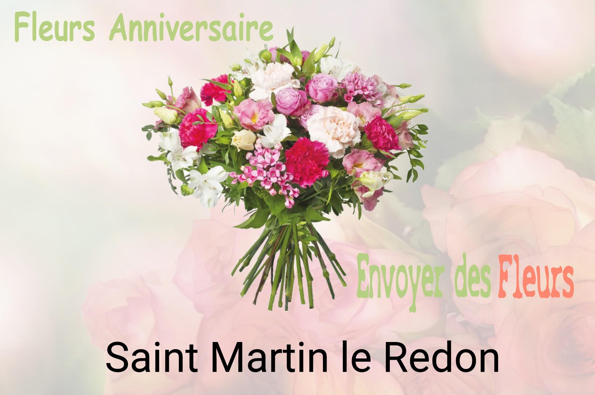 Bouquet de fleurs d’anniversaire livré à Saint-Martin-le-Redon