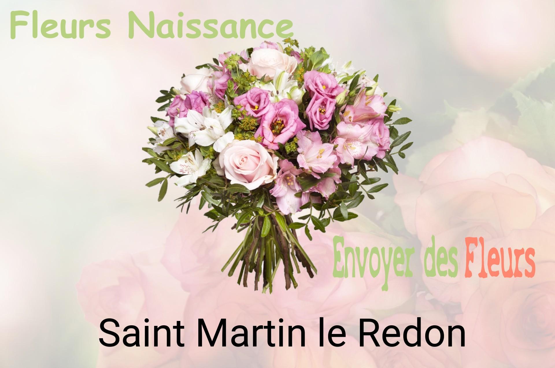 Bouquet de fleurs de naissance livré à Saint-Martin-le-Redon